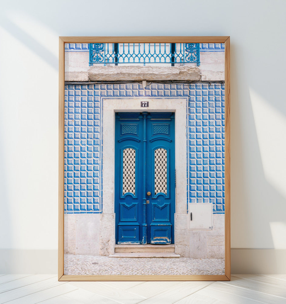 Blue Lisbon Art Print