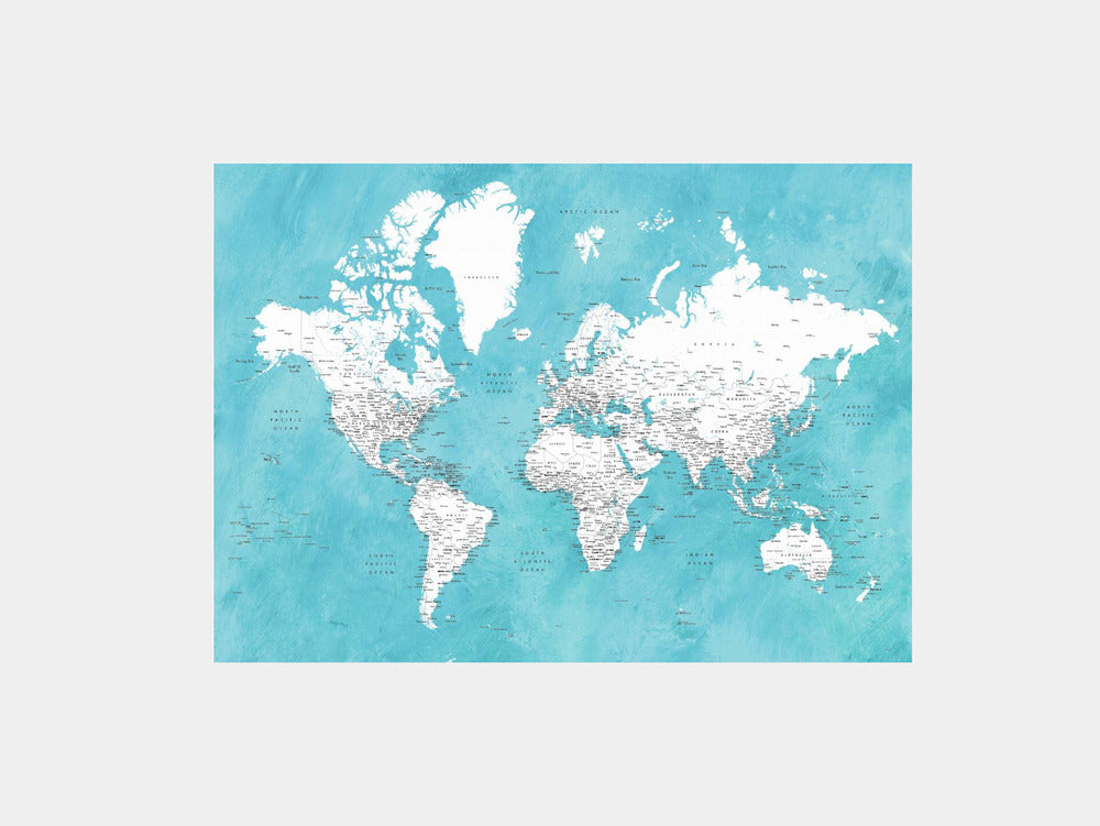 Aqua World Map