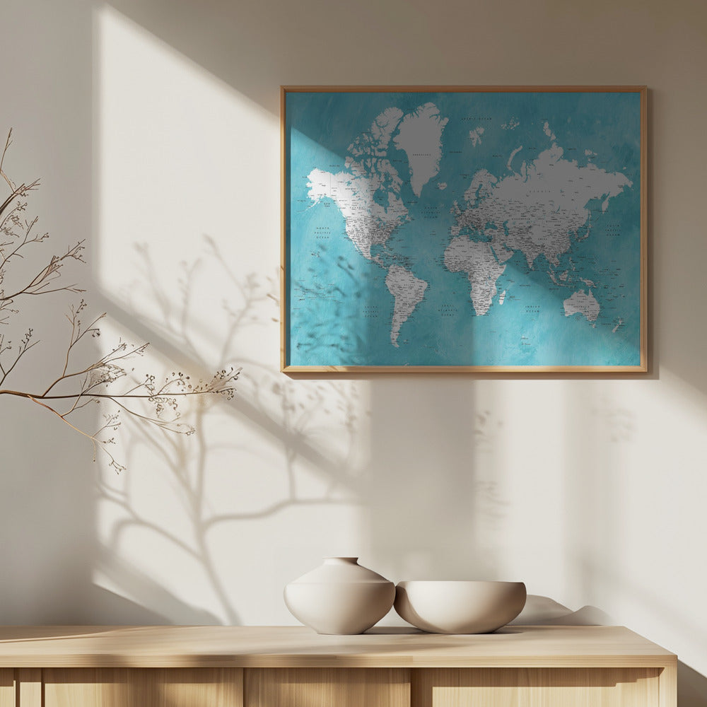 Aqua World Map
