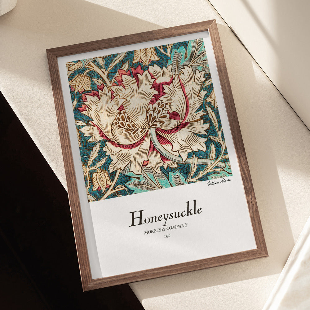 William Morris "Honeysuckle" Art Print