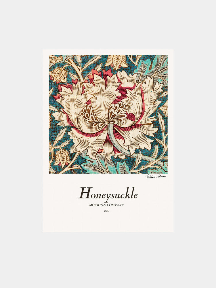 William Morris "Honeysuckle" Art Print
