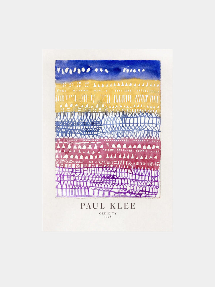 Paul Klee - "Old City" Art Print