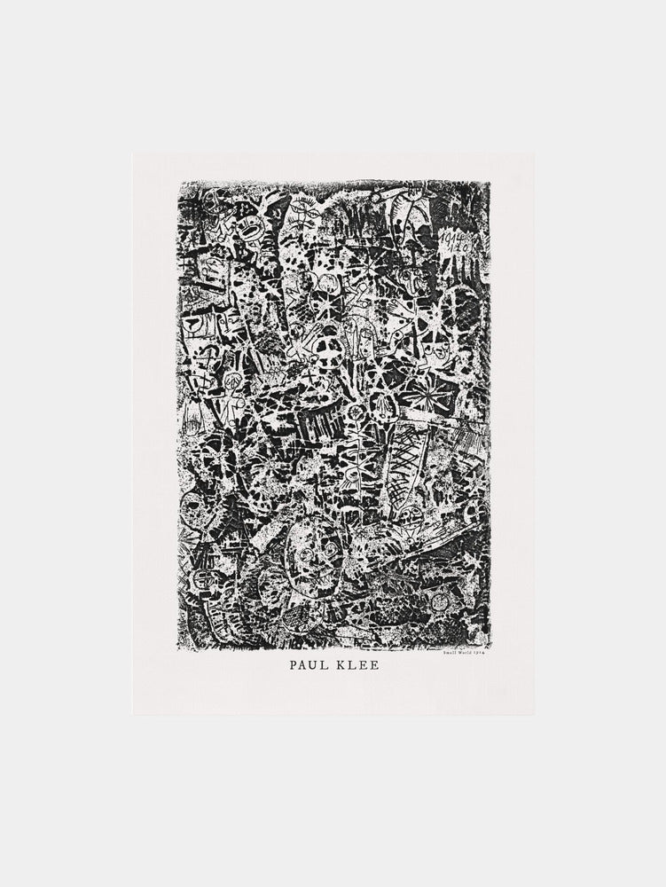 Paul Klee - "Small World 1914" Art Print