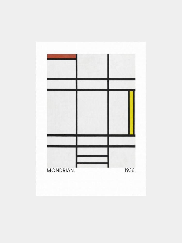 Piet Mondrian: "Geometric Harmony" Art Print