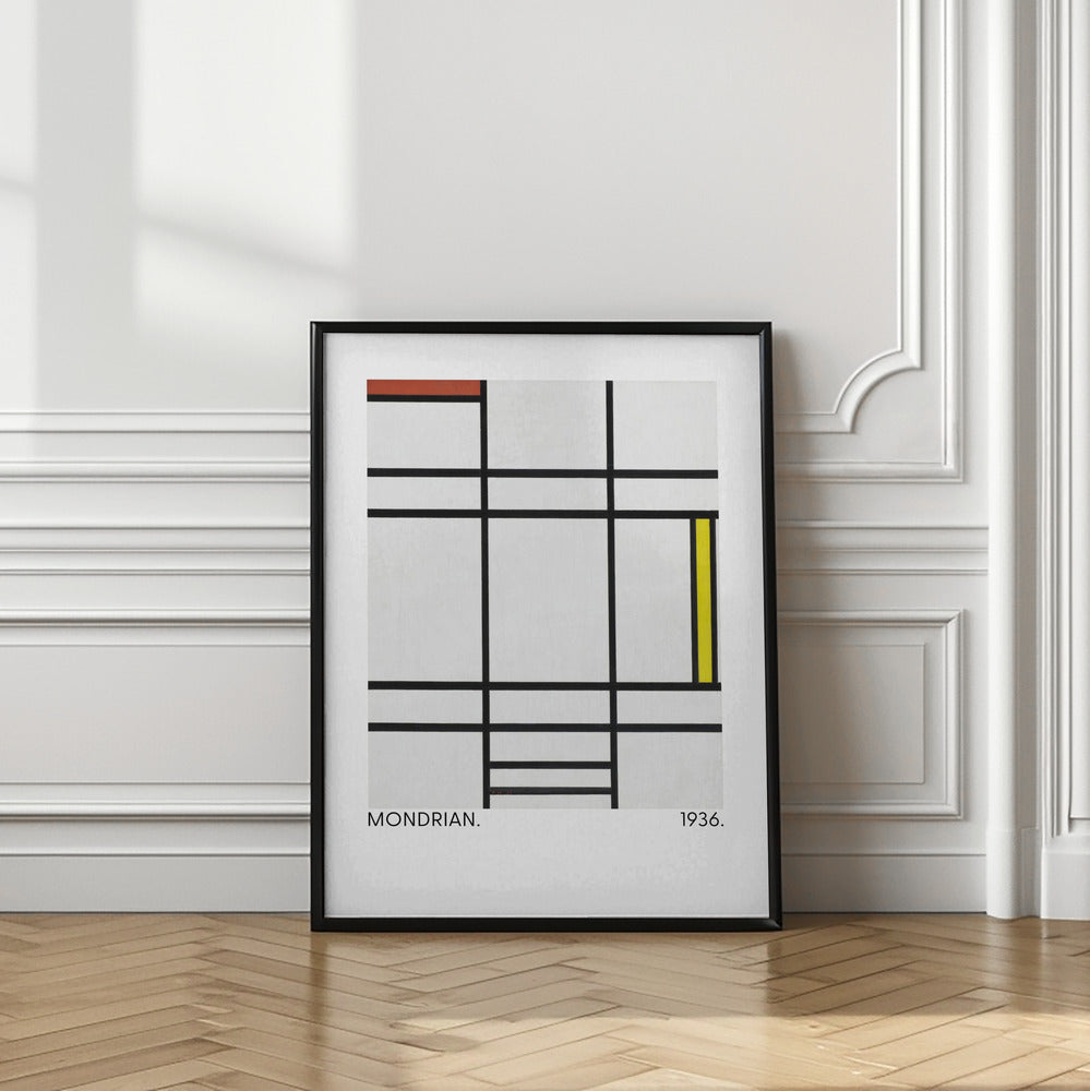 Piet Mondrian: "Geometric Harmony" Art Print