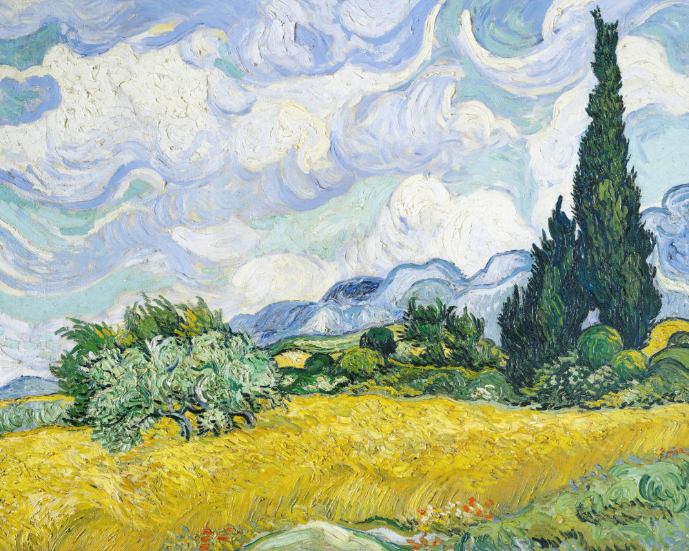 Van Gogh "Wheat Field With Cypresses"