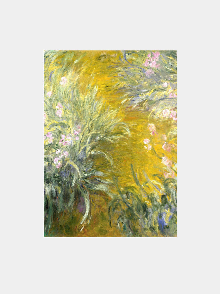 Monet: "The Path through the Irises" Art Print