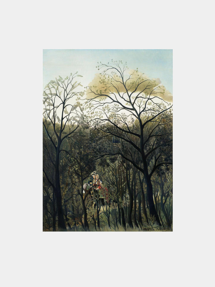 Henri Rousseau "Rendezvous In The Forest"