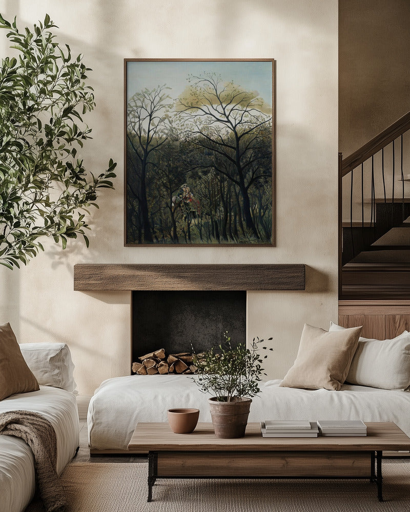 Henri Rousseau "Rendezvous In The Forest" Art Print