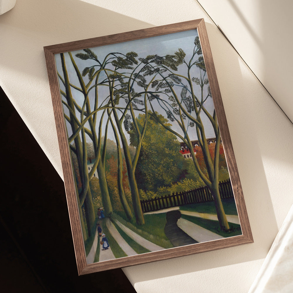 Henri Rousseau "The Banks of the Bier Near Bicetre" Art Print