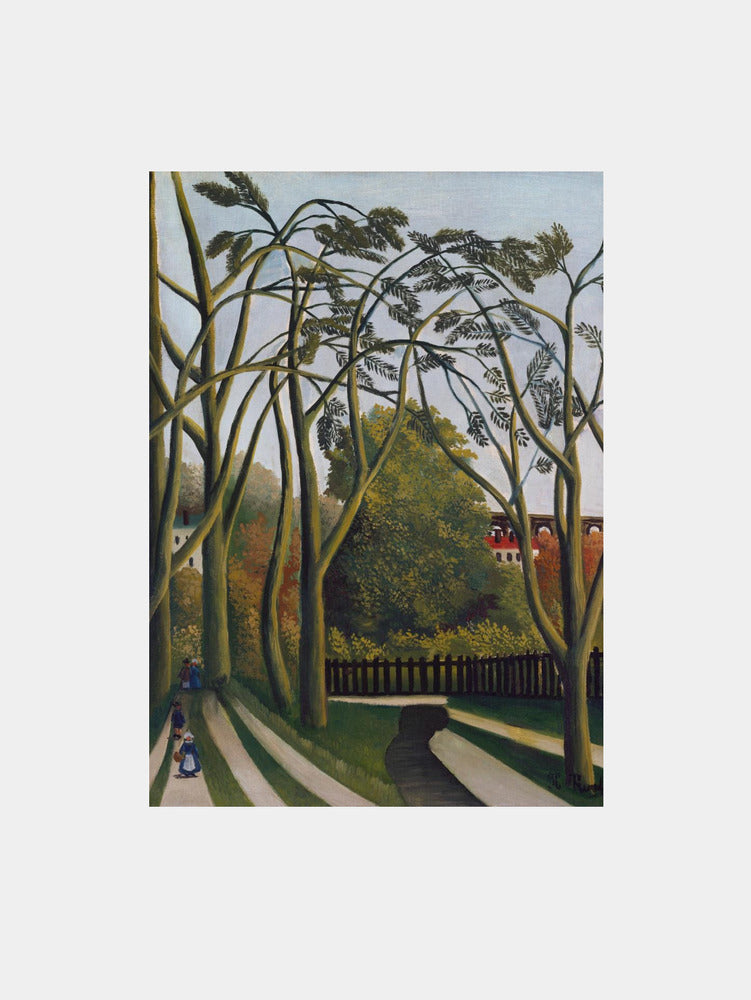 Henri Rousseau "The Banks of the Bier Near Bicetre" Art Print