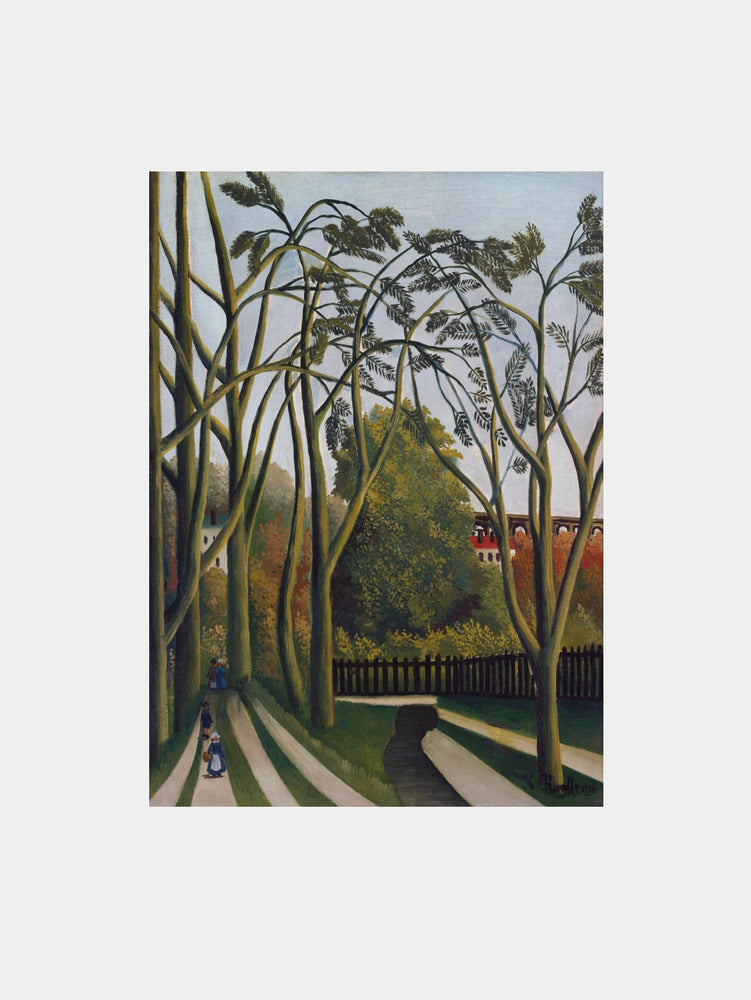 Henri Rousseau "The Banks Of The Bier Near Bicetre"