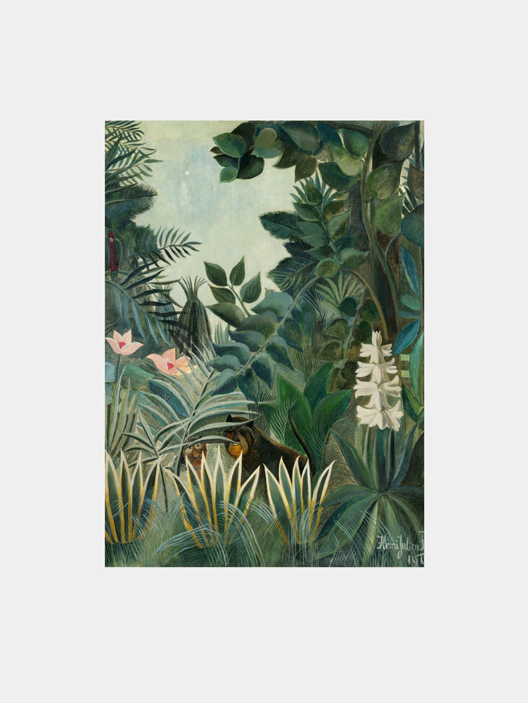 Henri Rousseau "The Equatorial Jungle" Art Print