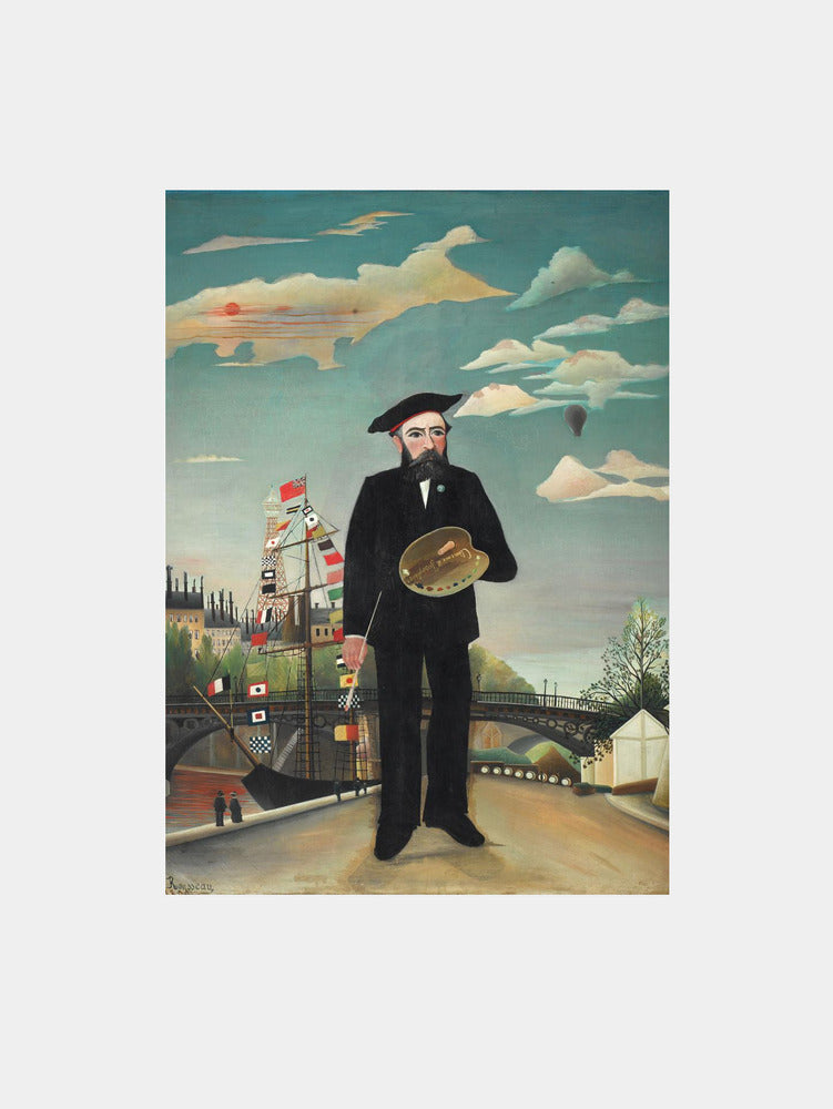 Henri Rousseau "Self Portrait 1890" Art Print