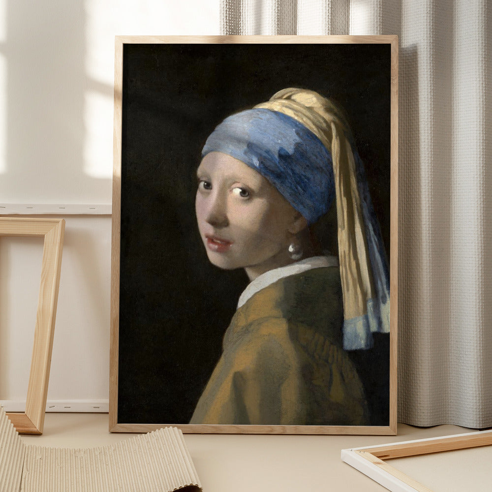 Johannes Vermeer: "Girl with a Pearl Earring" Art Print