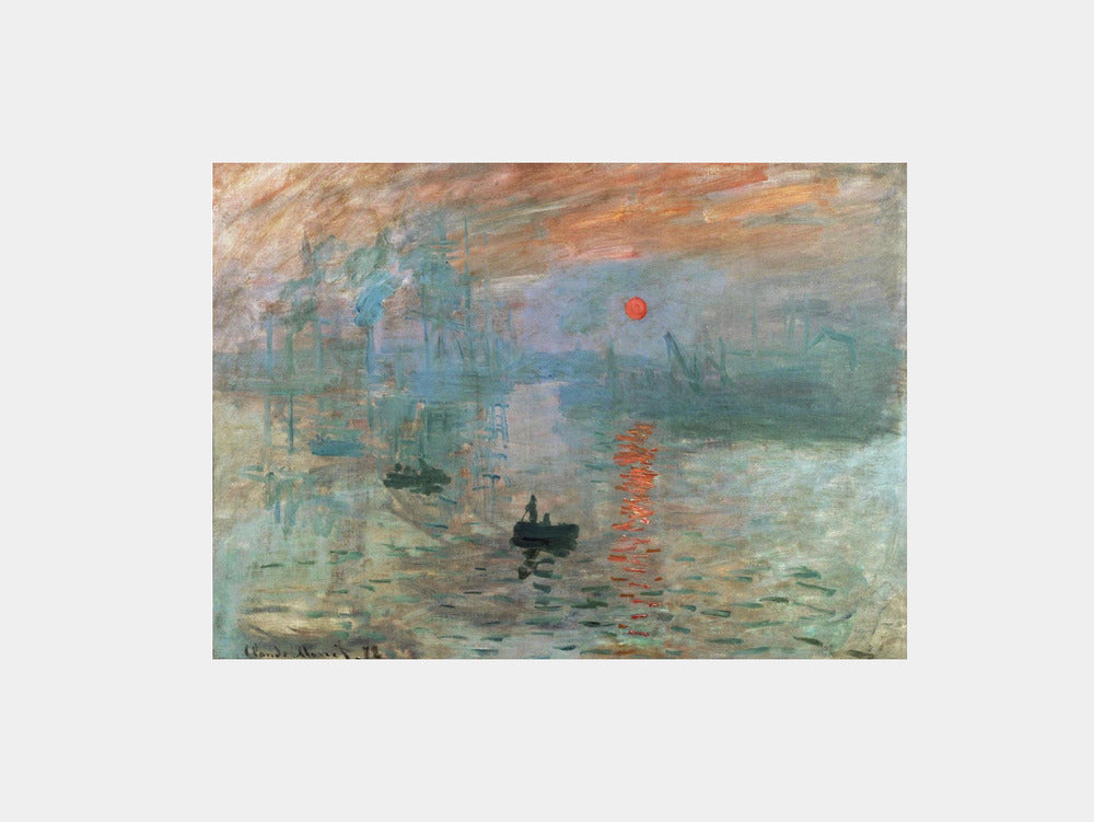 Monet: "Sunrise 1872" Art Print