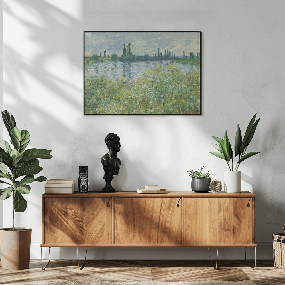 Monet: "Banks of the Seine" Art Print