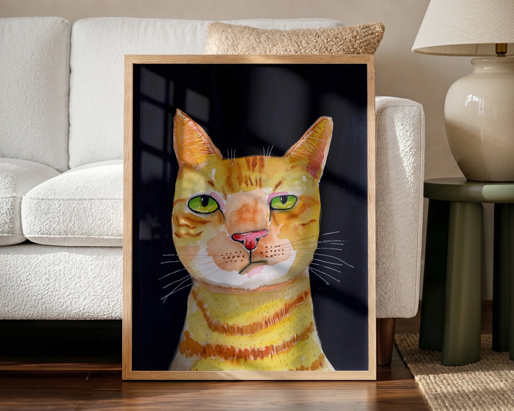 Expressive Orange Tabby