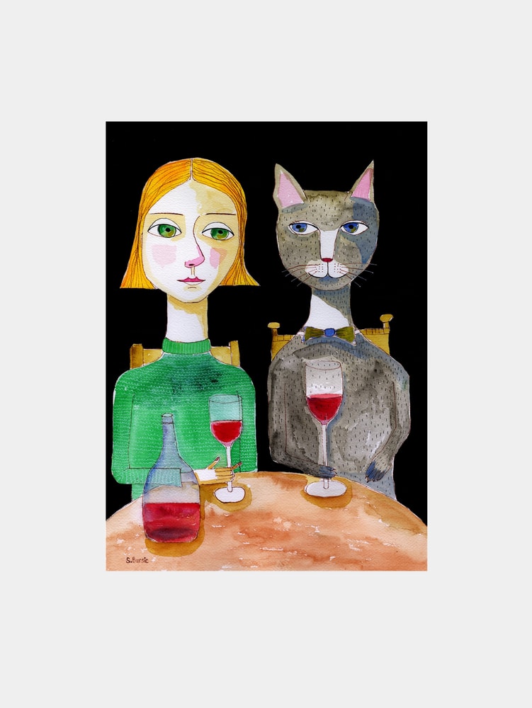 Dinner Date with Cat