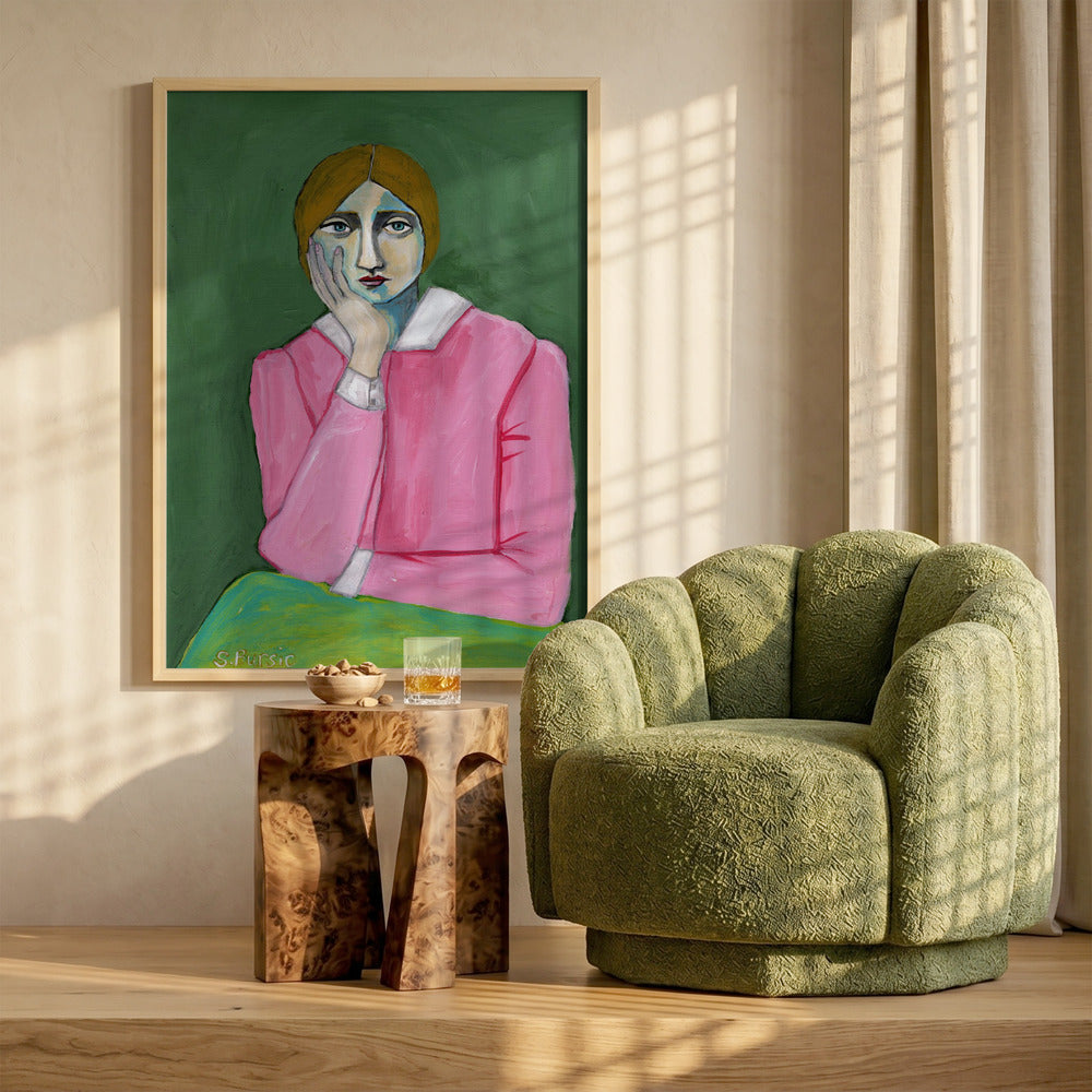 Pensive Woman Portrait
