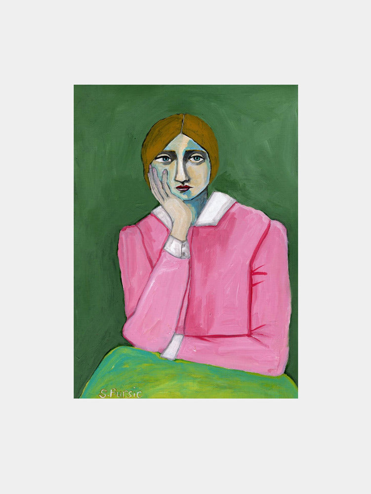 Pensive Woman Portrait