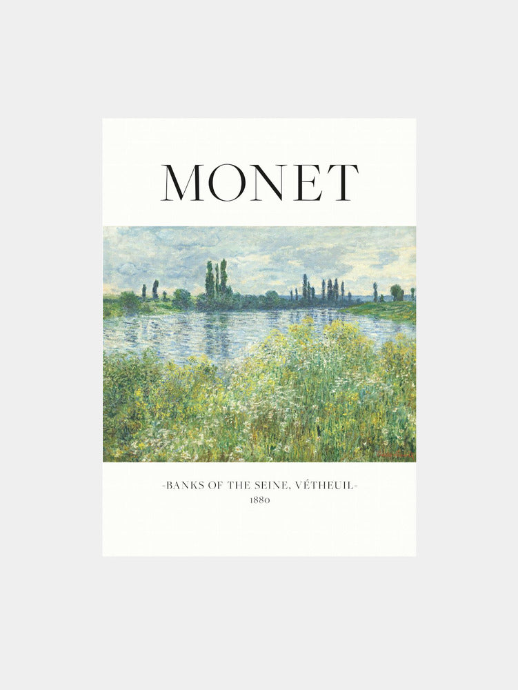 Monet: "Banks Of The Seine" Art Print