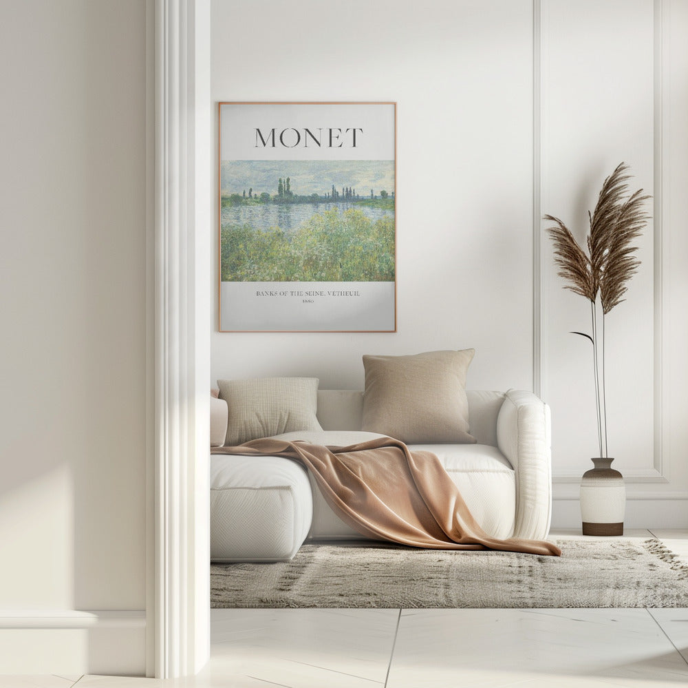 Monet: "Banks Of The Seine" Art Print