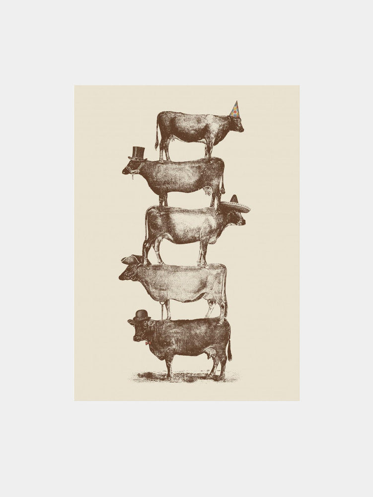 Cow Cow Nuts Art Print