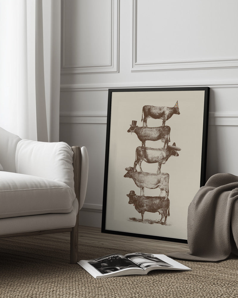 Cow Cow Nuts Art Print