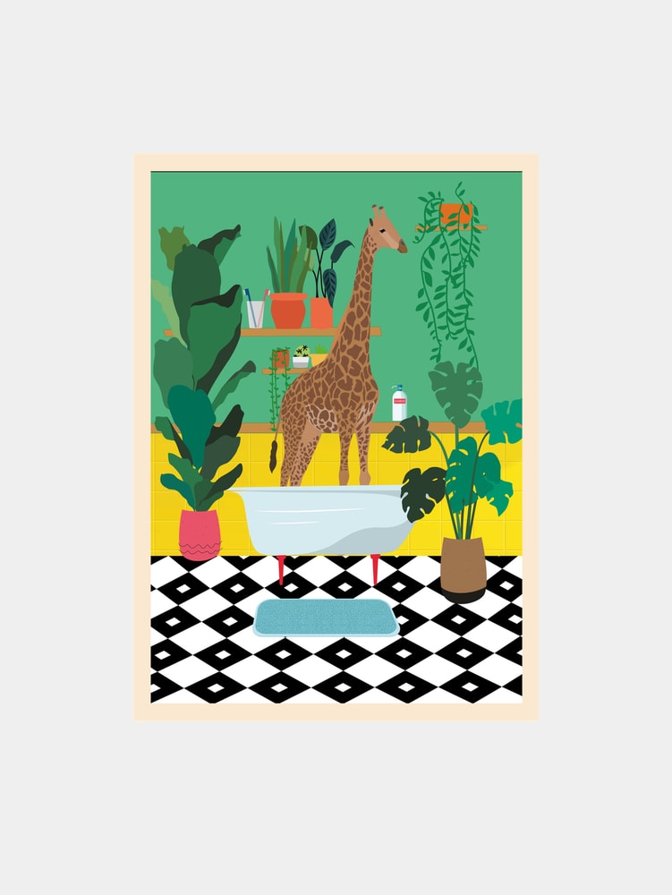 Giraffe Bathtub Jungle