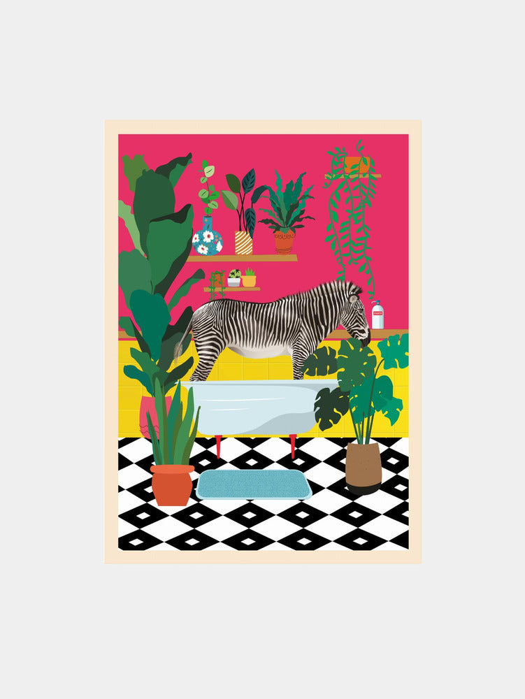Jungle Bathroom Zebra