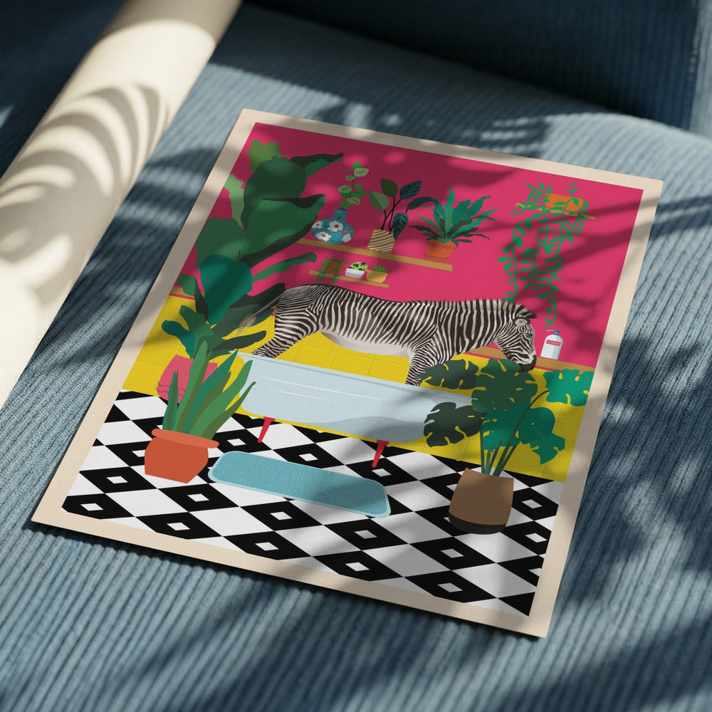 Jungle Bathroom Zebra