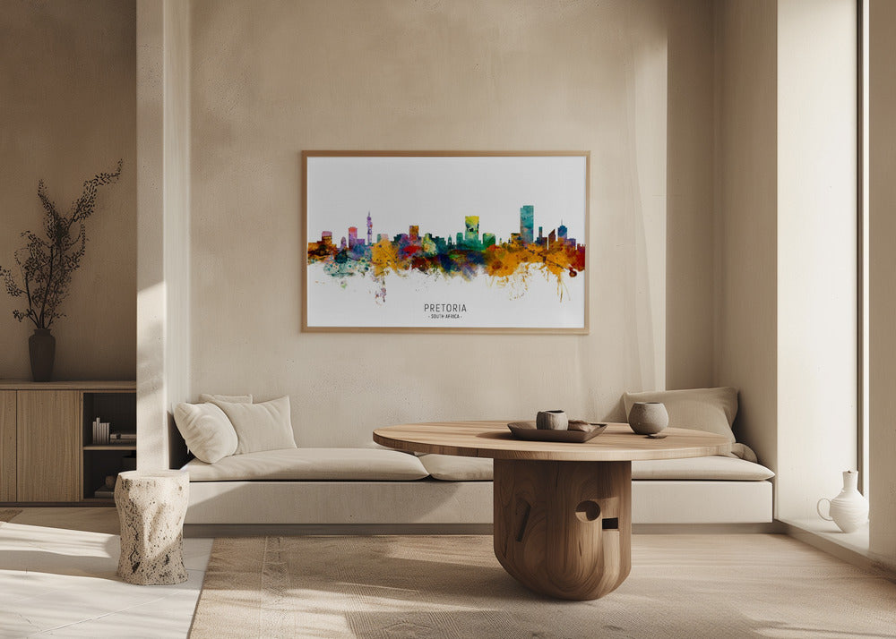 Pretoria South Africa Skyline Art Print