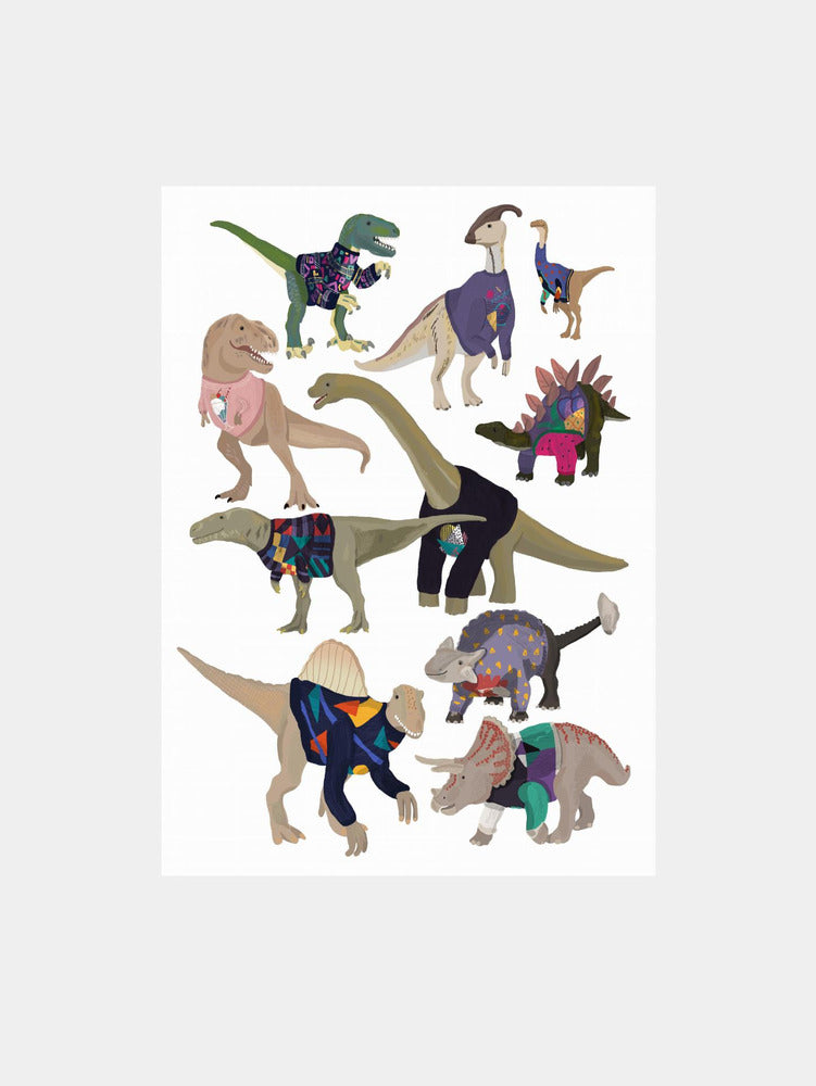 Whimsical Dinosaur Sweaters