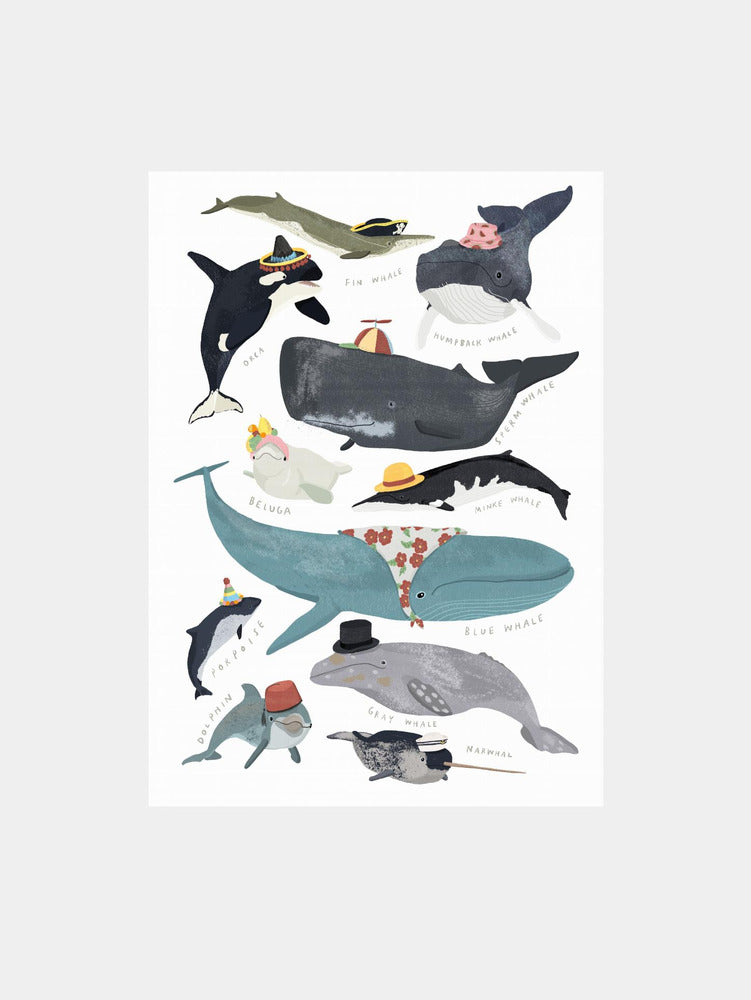 Whales With Hats