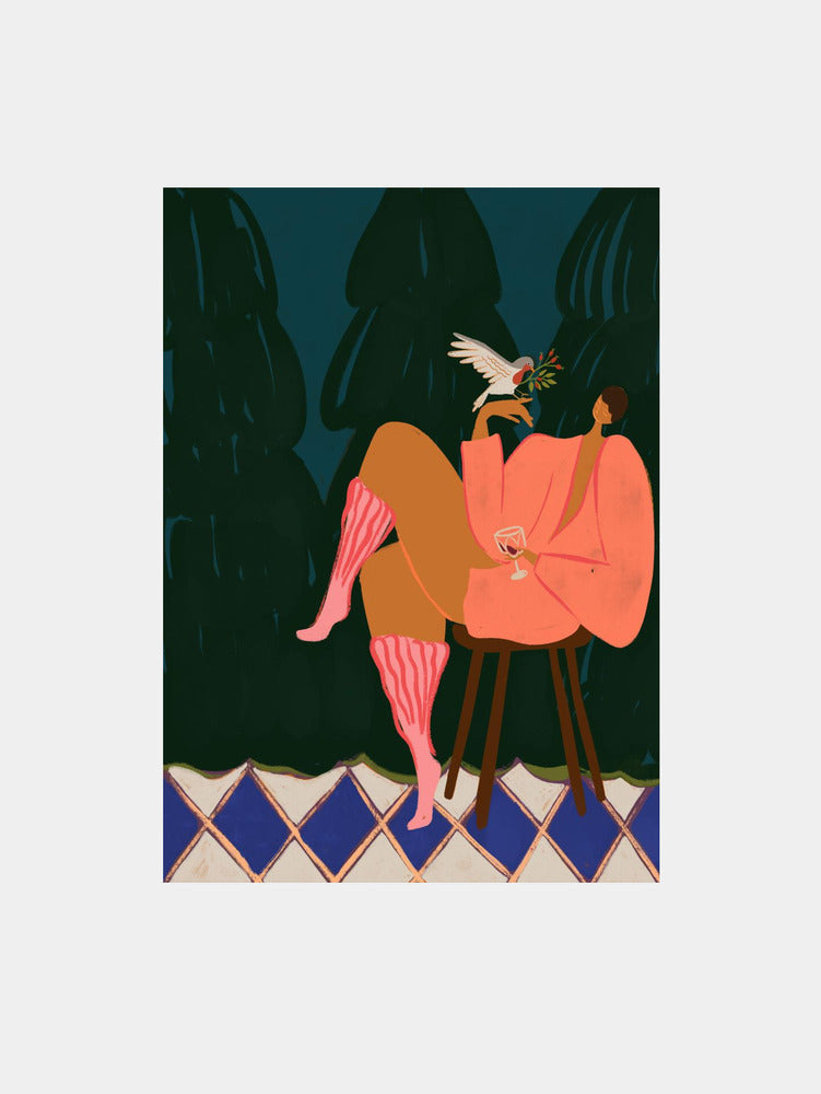 Serenity in Pink Art Print