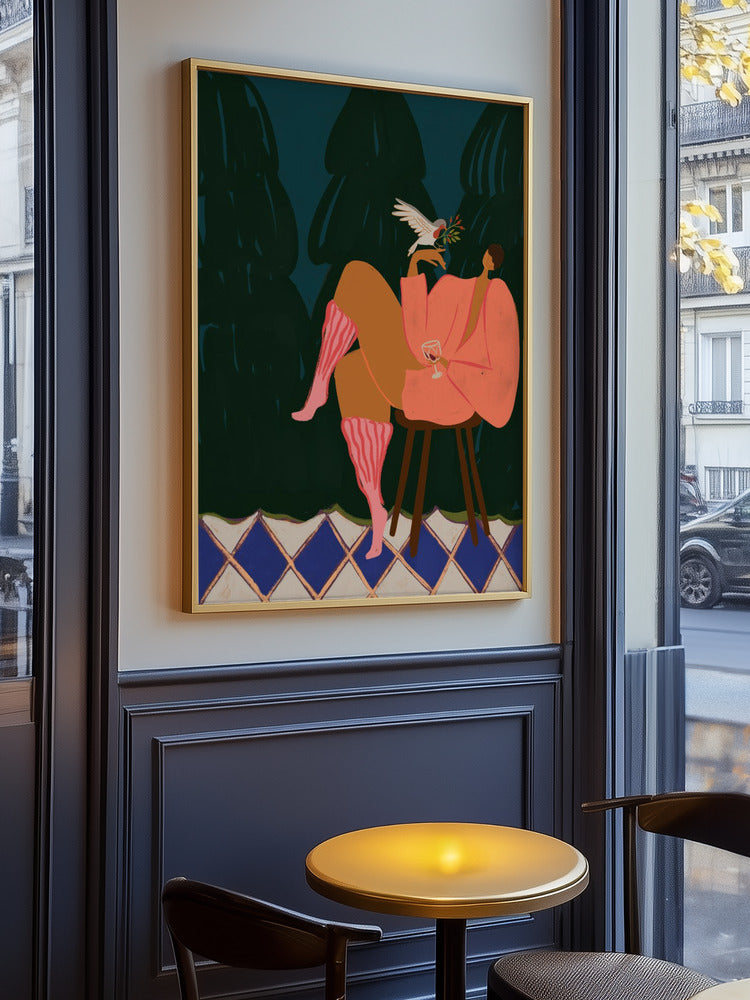 Serenity in Pink Art Print