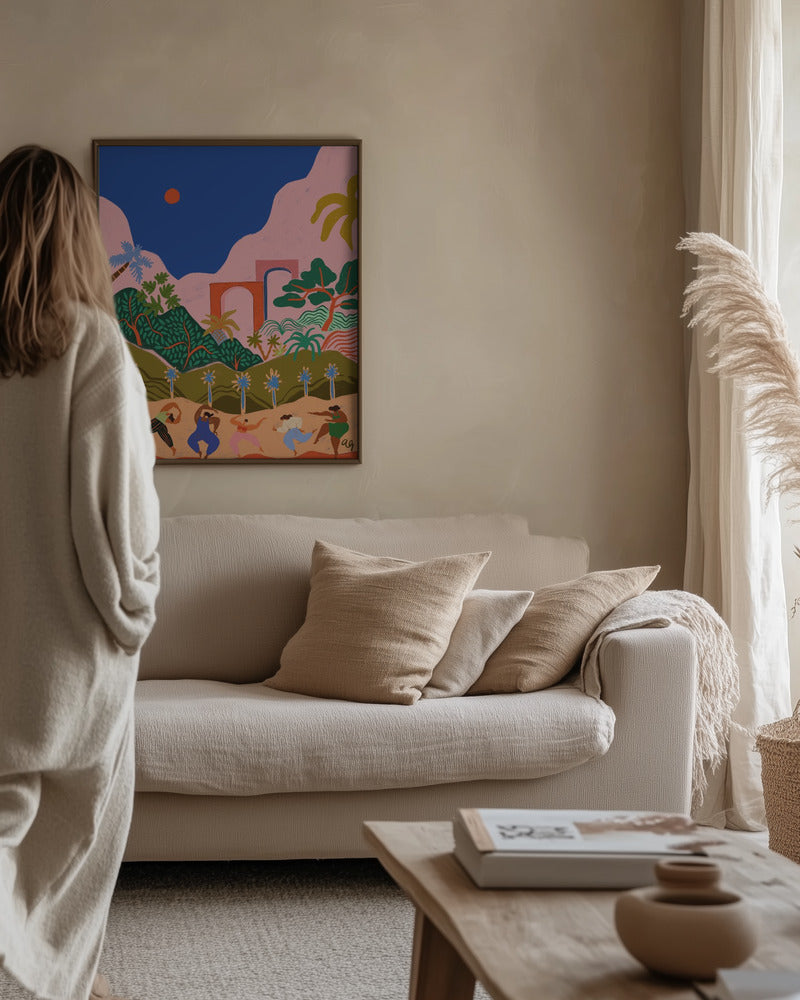 Tropical Dance Bliss Art Print