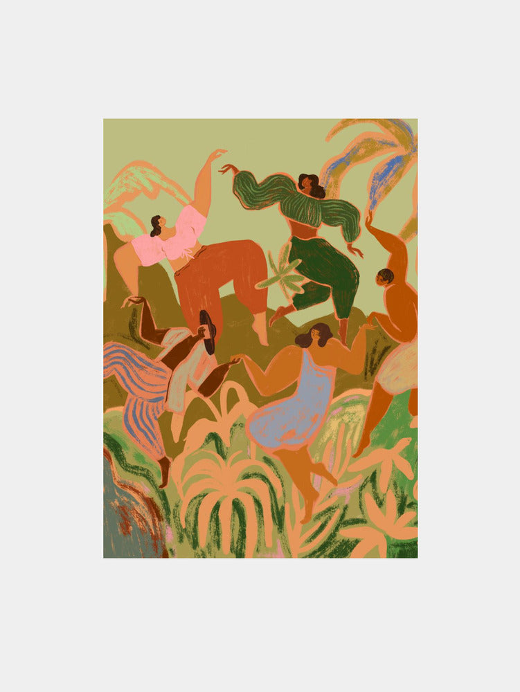 Jungle Dance Magic Art Print