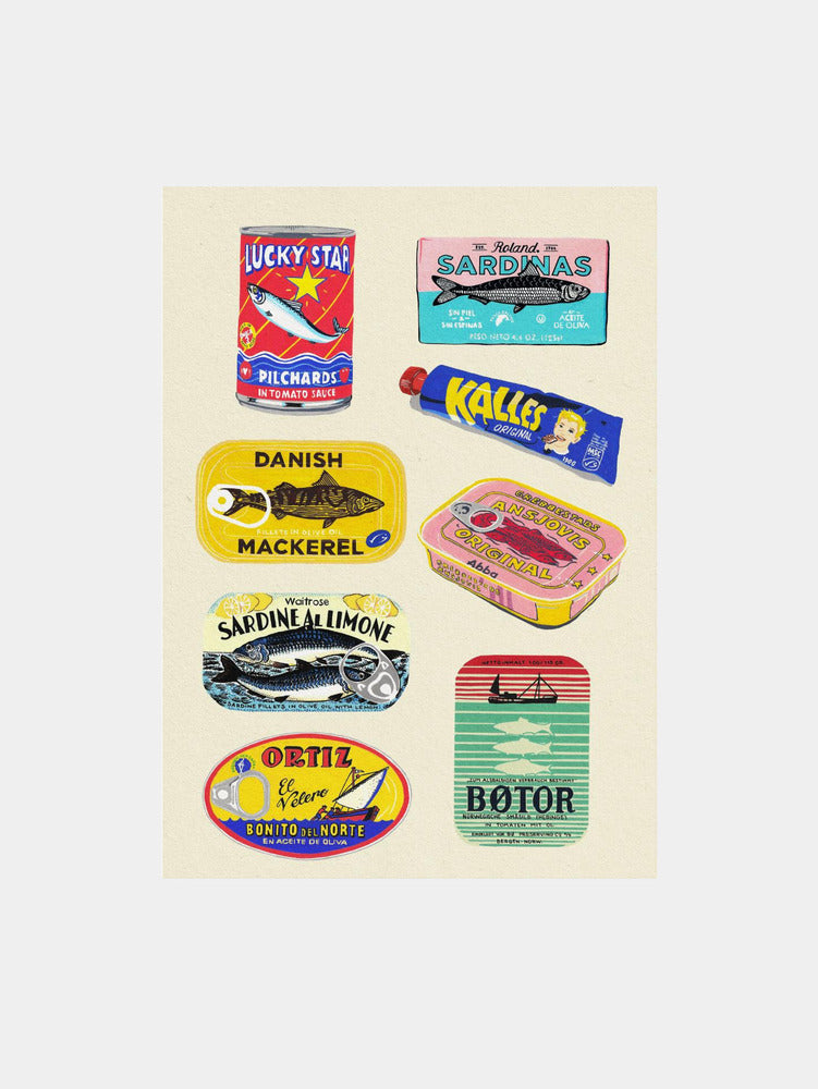 Canned Fish Art Print