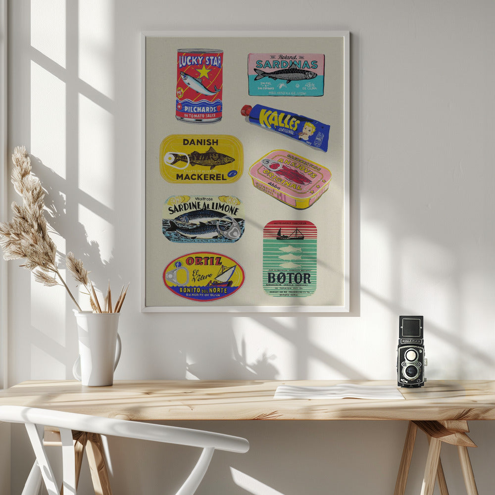 Canned Fish Art Print