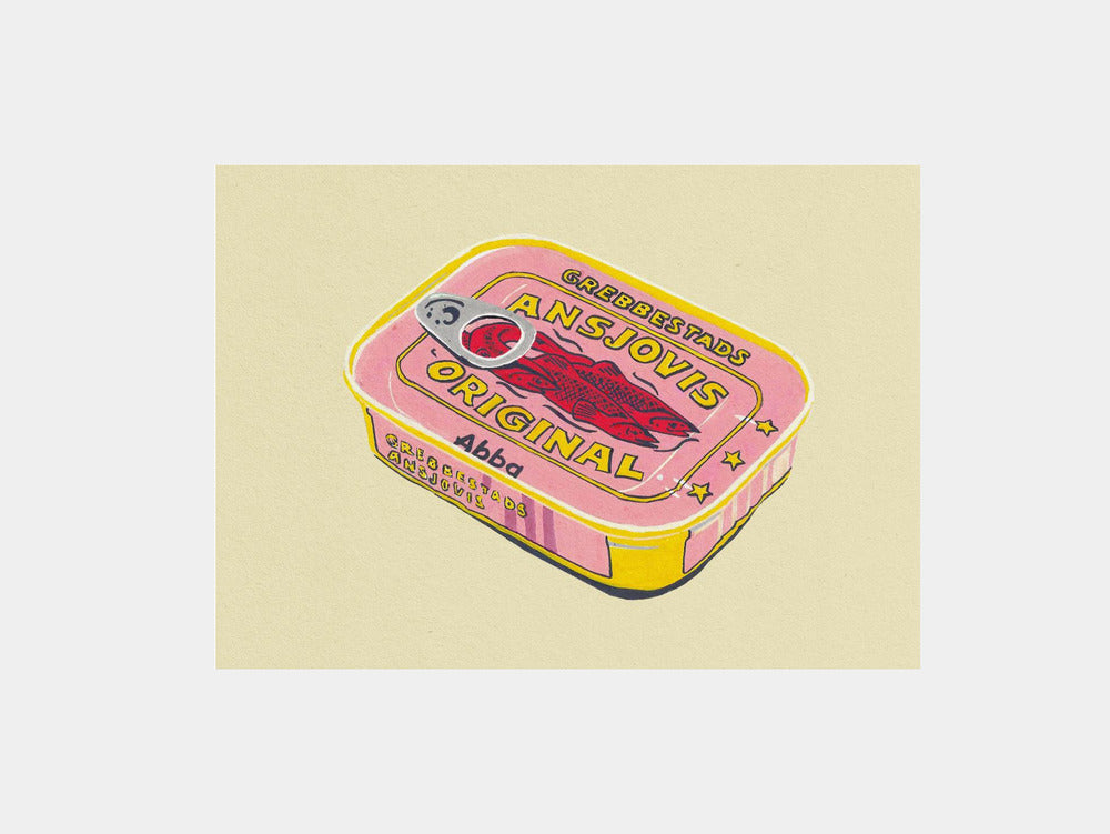 Retro Anchovy Tin