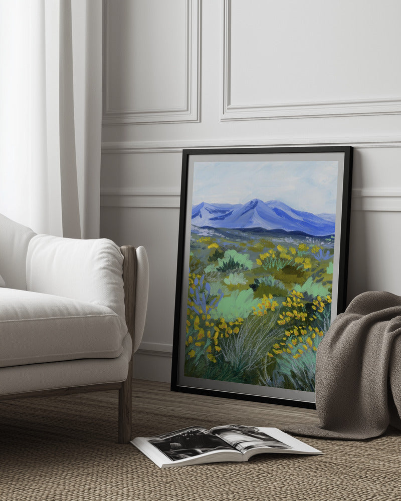 Blue Valley Art Print