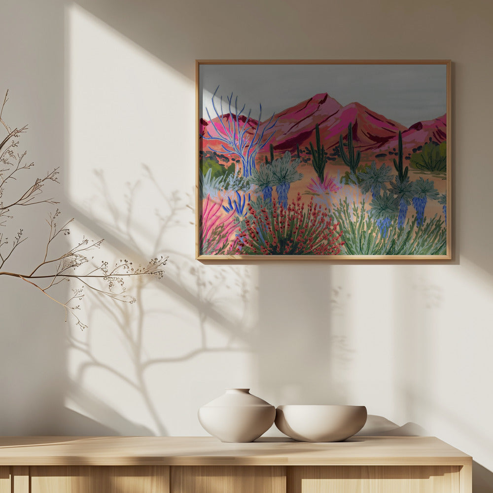 Bright Desert Art Print