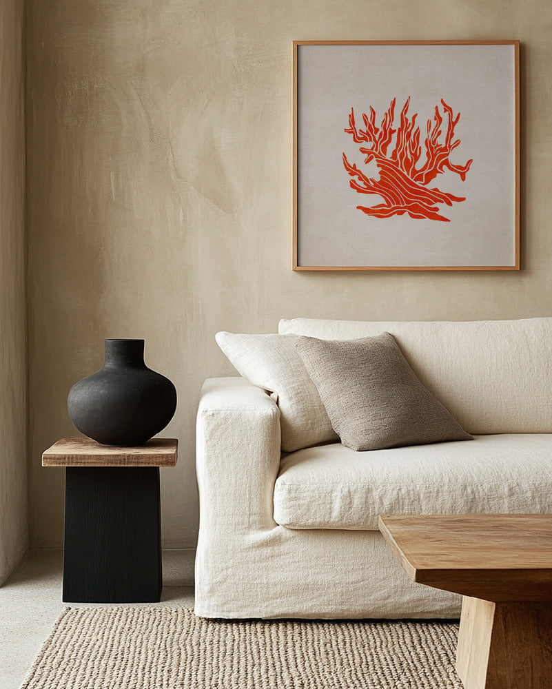 Fiery Coral Bloom