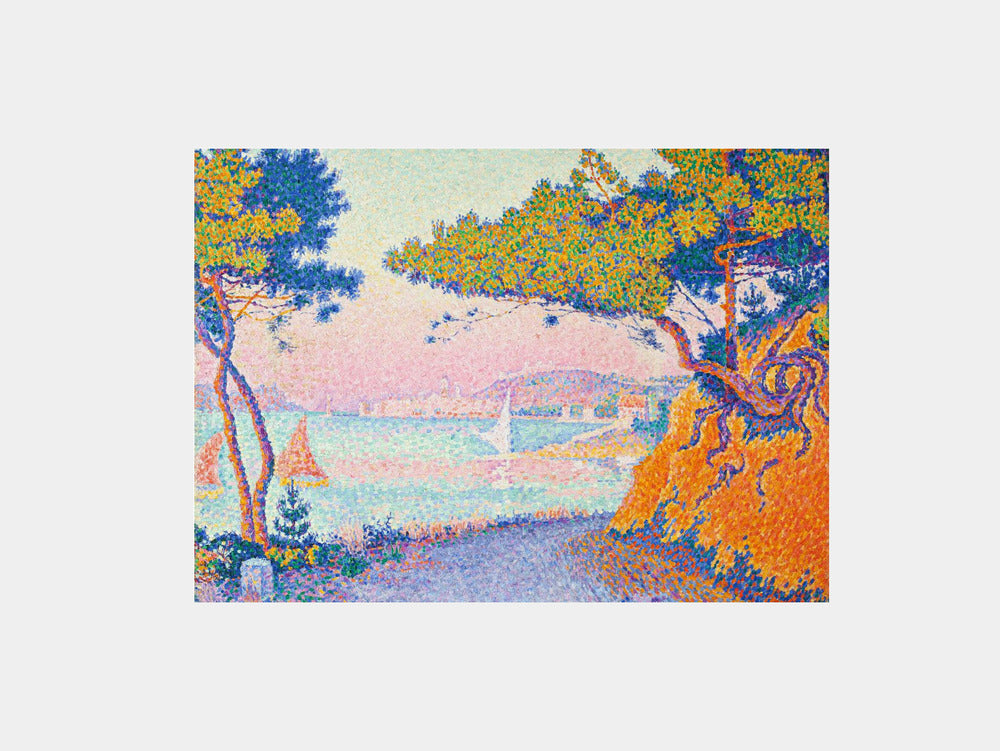 Paul Signac: "Golfe Juan 1896" Art Print
