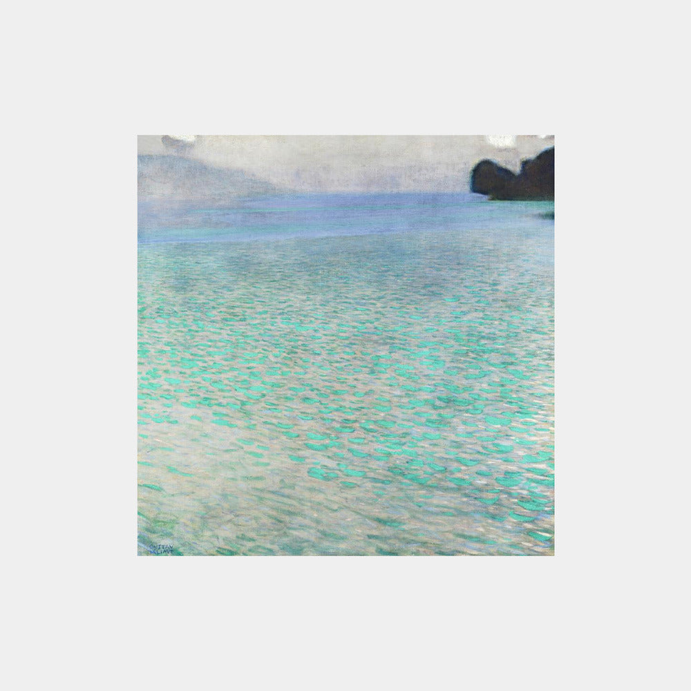 Gustav Klimt: "Attersee (1900)" Art Print