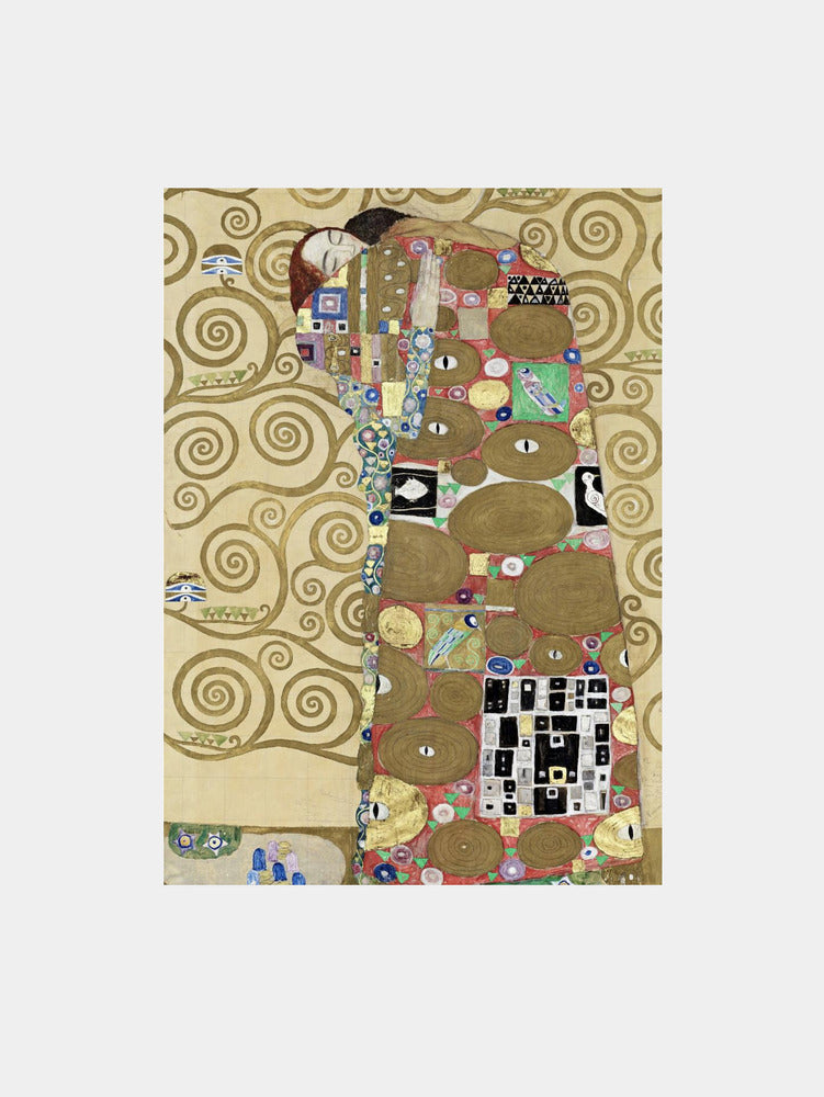 Gustav Klimt: "Fulfillment (1910–1911)" Art Print