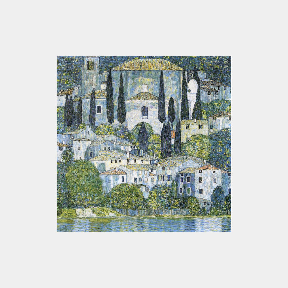 Gustav Klimt: "Kirche In Cassone (1913)" Art Print
