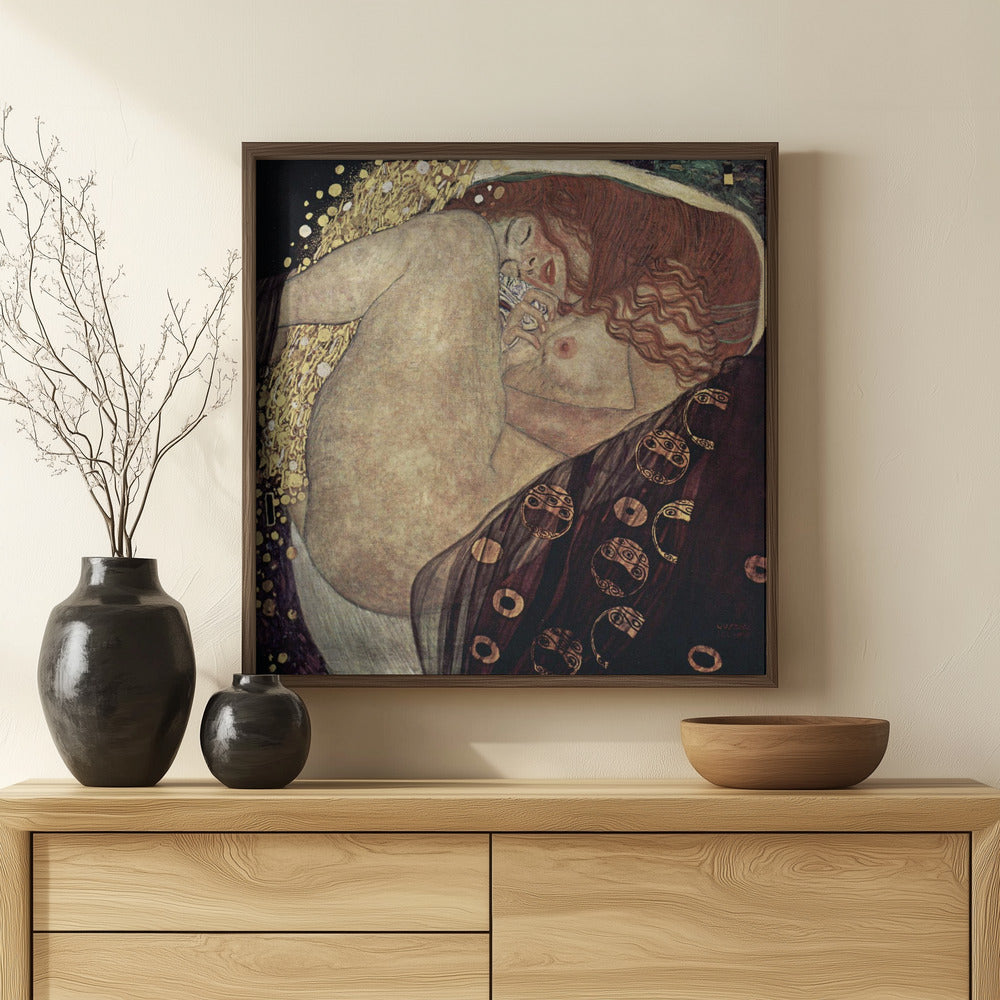 Gustav Klimt: "Danae (1907 1908)" Art Print